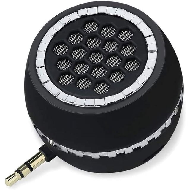 Mini altavoz portátil, altavoz de entrada de línea para teléfono móvil con interfaz de audio para teléfono inteligente/tableta/computadora