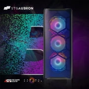 STGAubron Gaming Tower PC, Intel Core I7 up to 3.9 Ghz, Radeon RX 580 8G Graphics, 16G Ram, 512G Ssd, Wifi, Bt 5.0, RGB Fan x6, W11H64