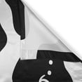 thumbnail image 3 of Ambesonne Cow Print Kitchen Curtains, Camouflage Pattern, 55"x39", Pink Black White, 3 of 3