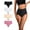Mix1, variant on Yunleeb High Waisted Thong No Show Underwear for Women,Seamless High Rise Panties 4 Pack Black XL
