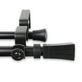 thumbnail image 2 of 5/8" Adjustable 84 -120" Colton Double Curtain Rod - Black, 2 of 3