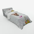 thumbnail image 3 of Ambesonne Easter Bedding Set 4 Pcs, Dog as Easter Bunny, Queen, Multicolor, 3 of 3