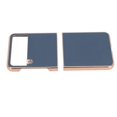 thumbnail image 2 of Folding Screen Phone Case Shockproof Leather Cellphone Protective Shell for Galaxy Z Flip4 Blue, 2 of 5