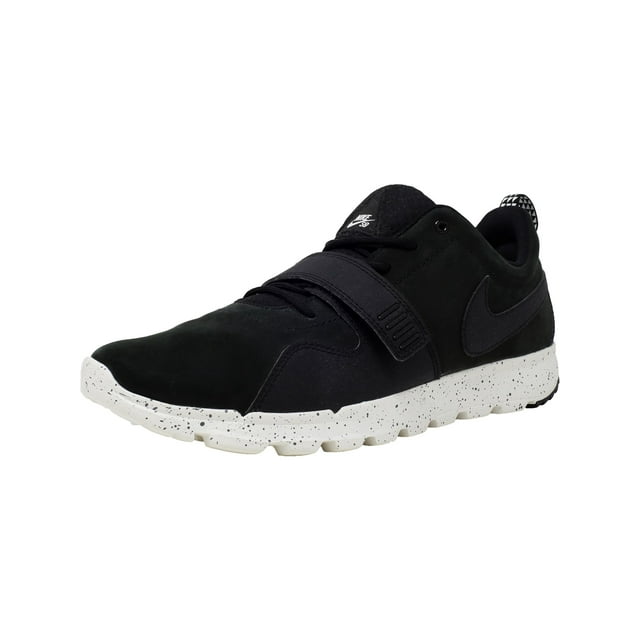 Nike Men's Trainerendor Black / Ankle-High Fabric Skateboarding Shoe ...