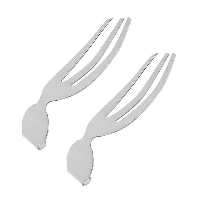 Mini servidor Tenedor de ensalada Pinzas pequeñas para servir Cuchara para mezclar frutas y bufé Aperitivo 2 piezas