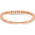 thumbnail image 5 of 14K Rose Gold Diamond Contoured Wedding Band (Size 7) Made In India -Jewelry By Sweet Pea, 5 of 10