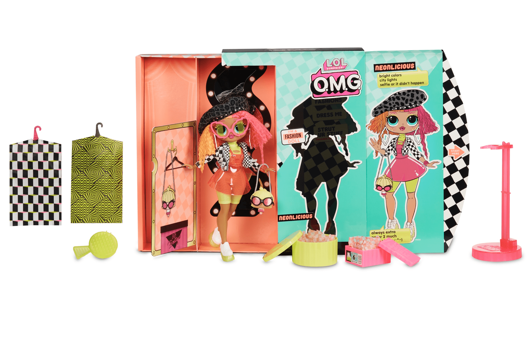 4 Pack - LOL Surprise OMG Fashion Dolls Lady Diva, Swag