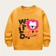 thumbnail image 5 of Blusas y camisas de cuello redondo y manga larga Zhongda Top de terciopelo de manga larga con cuello redondo estampado para niños Sudadera con capucha casual y cómoda para niños Sudadera con capucha B, 5 of 6