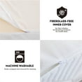 thumbnail image 5 of 12 Inch Twin Mattress, White Gel Memory Foam Mattress, Fiberglass-free, Green Tea aMemory Foam and Cooling Gel Infused Mattress, CertiPUR-US Certified, Ergonomic Design, 5 of 7