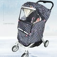 thumbnail image 4 of RUISINERY Baby Strollers Rain Covers Pram Windproof Protections Covers Pushchair Covers Strollers Accessories, 4 of 7