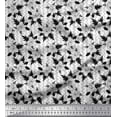 thumbnail image 1 of Soimoi Cotton Duck Fabric Square,Leaves & Floral Artistic Fabric Prints By Yard 42 Inch Wide, 1 of 1