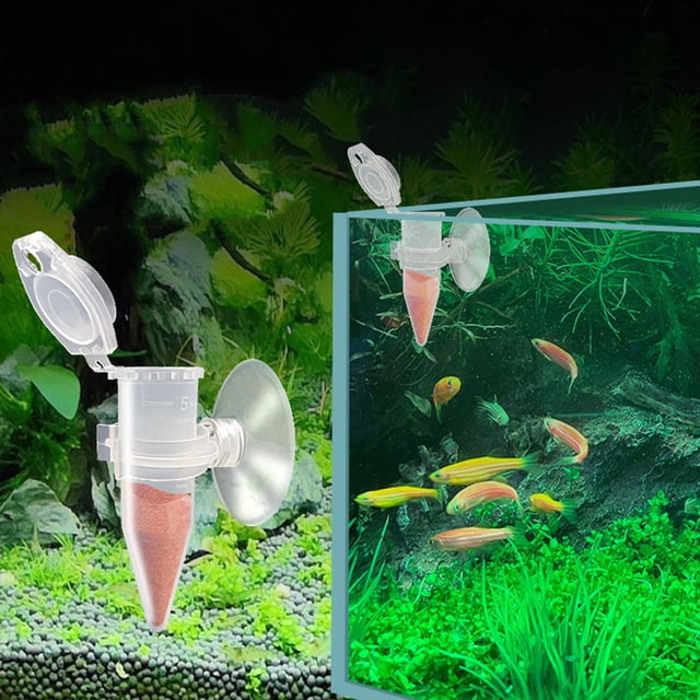 HAMPPLIES 6Ud Automático Transparente Para Alimentación De Camarones En De