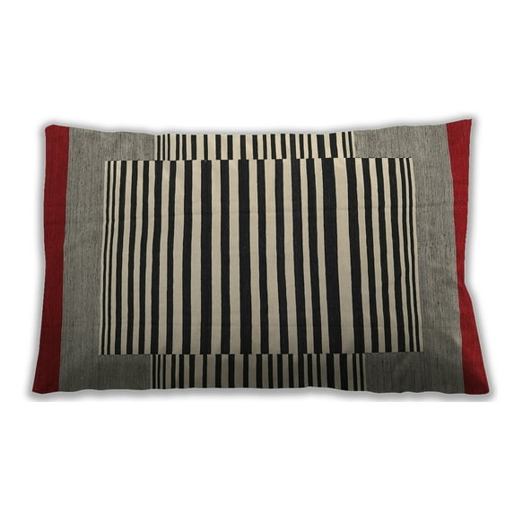 Ahgly Company Indoor Rectangular Contemporary Lumbar Throw Pillow, 13 inch by 19 inch