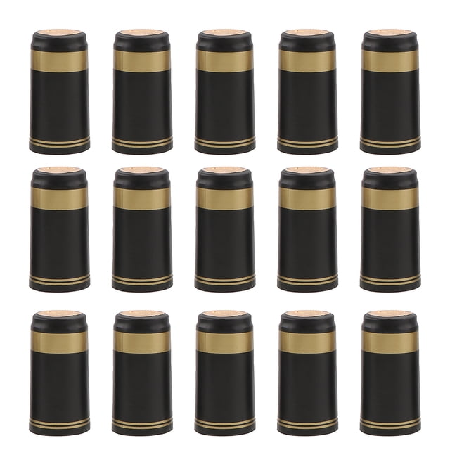 150 Pcs Enveloppes Rétractables pour Vin Capsules Rétractables en PVC Bouchons de Bouteille de Vin Couvre-Étanchéités Rétractables
