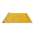 thumbnail image 2 of Ahgly Company Machine Washable Indoor Rectangle Abstract Yellow Modern Area Rugs, 4' x 6', 2 of 4
