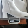 thumbnail image 7 of HAOTAGS Womens Mid Calf Chunky Heel Boots Casual Shoes White Size 7.5, 7 of 7