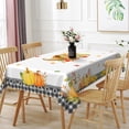 thumbnail image 3 of Duangreer Fall Harvest Fruit Print Rectangle Tablecloth, Autumn Table Cover with Waterproof Wrinkle Resistant for Party Decorations, 52 x 70 Inch, 3 of 6