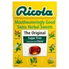 Ricola The Original Sugar Free Swiss Herbal Sweets - Sweetened with Stevia 45g (Pack of 10)