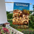 thumbnail image 5 of La Vida Magnífica de Marcel Pagnol-bandera de jardín temática. Regalo perfecto para fans, amigos y familiares, ideal para actividades al aire libre y decoración de fiestas.28CM*45CM, 5 of 5