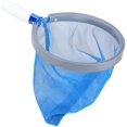 thumbnail image 1 of Curved Swimming Pool Skimmer Blade Cleaning Net Swimming Pool Accessory with Handle for Pond Bathtub, 1 of 8