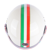 BEON Half Face Retro Vintage Motorcycle Helmet with Anti-Scratch Visor for Adults Moped Vespa, DOT & ECE Approved
