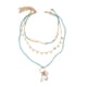 thumbnail image 1 of Collar de cadena de concha de Playa jinwen mujer, 1 of 5