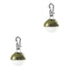 thumbnail image 1 of Soidarity Linterna retro Led Camping Light Carpa Iluminación de camping con gancho colgante Impermeable para Garden Street Path Equip Bayas/Verde Oscuro 2piezas, 1 of 6