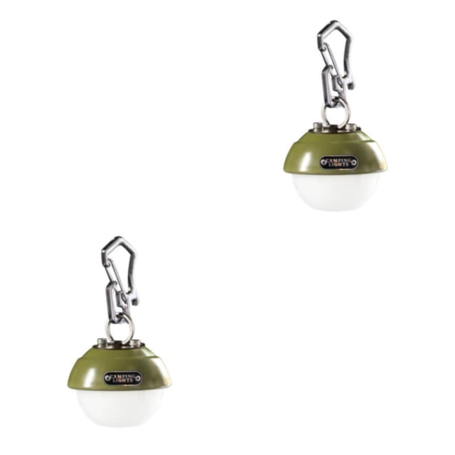 Sonducket Linterna Led Camping luz Camping iluminación recargable ajustable impermeable jardín camino césped pesca barbacoa equipo Bayas/Verde Oscuro 2piezas