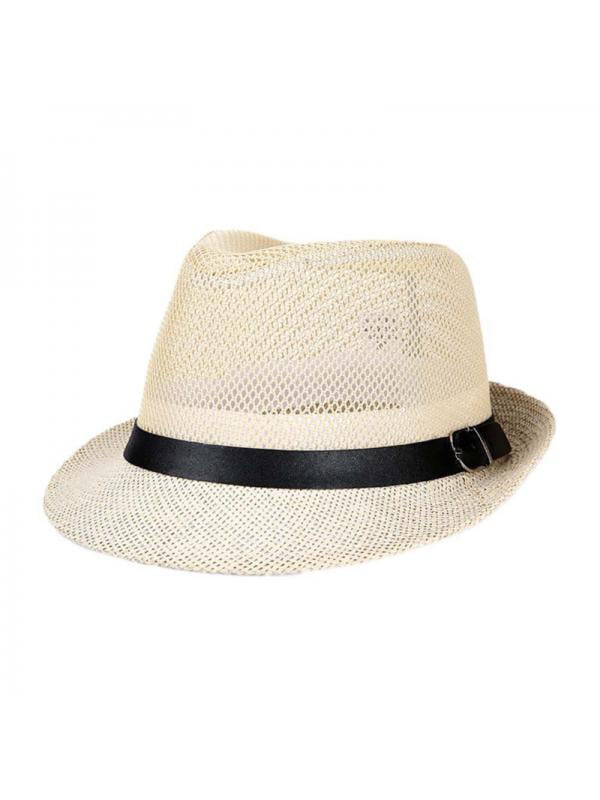Unisex Foldable Panama Fedora Trilby Style Hat in a Bag