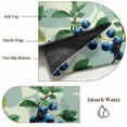 thumbnail image 6 of Round Area Rug 3 Ft, Blueberry Botanical Washable Non-Slip Circle Carpet for Living Room/Bedroom, Green Spring Leaves Branches Low-Profile Small Floor Mats Collection Rugs for Indoor, 6 of 8
