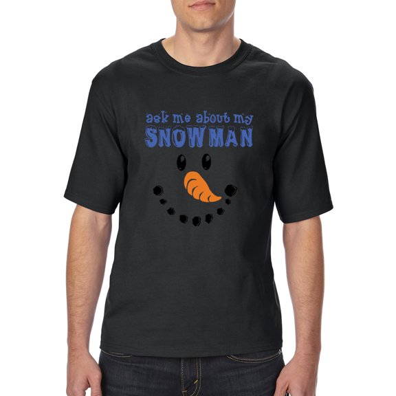 MmF - Big Men's T-Shirt - MY XMAS SNOWMAN FLIP UP
