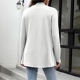 thumbnail image 5 of Nestiefly Lightweight Cardigan for Women 2026 Long Sleeve Open Front Casual Cardigans with Pockets White S, 5 of 5