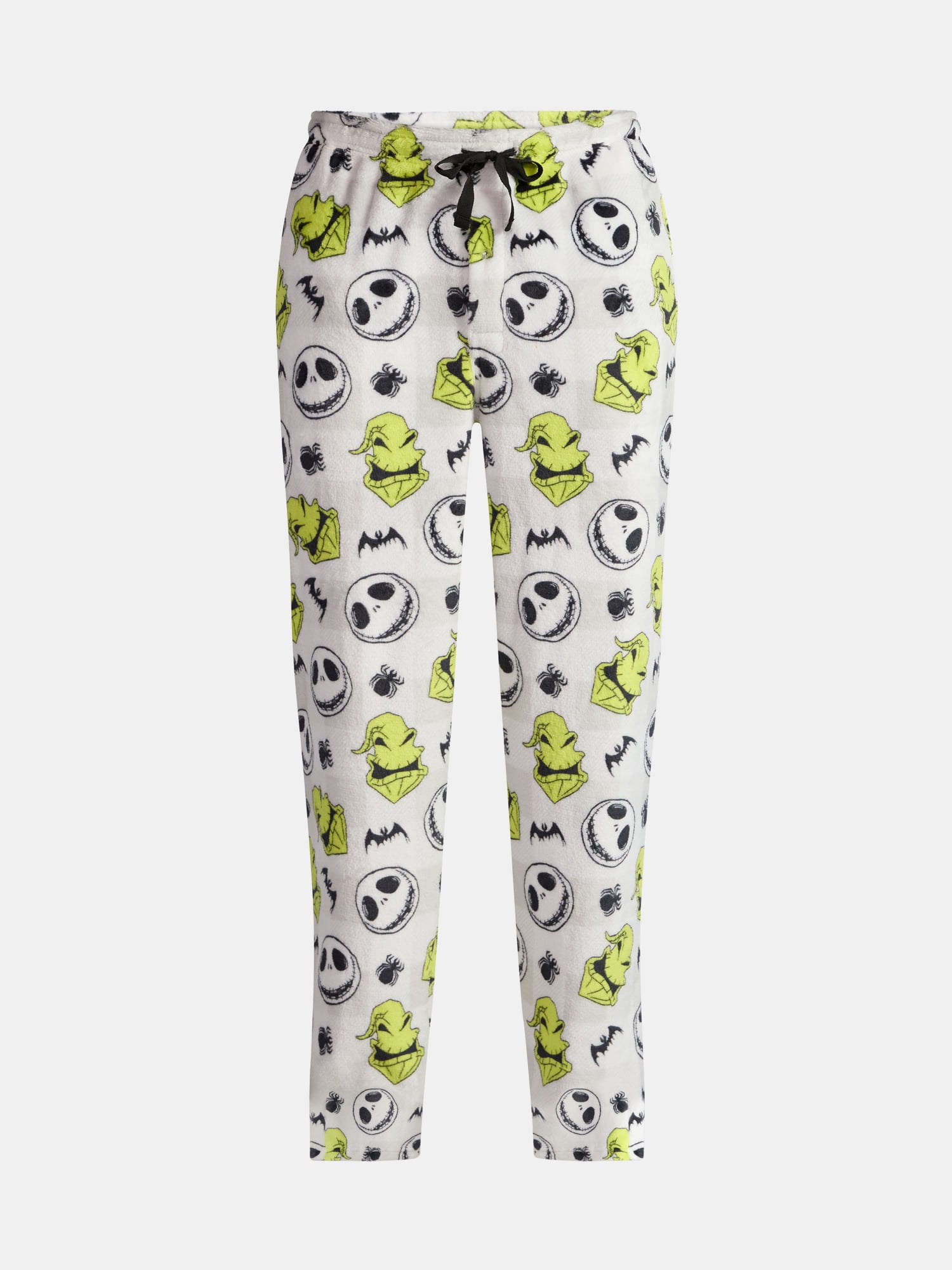 Disney Nightmare Before Christmas Men's Jack Skellington Superminky Pajama Fleece Sleep Pants, Size S-XL