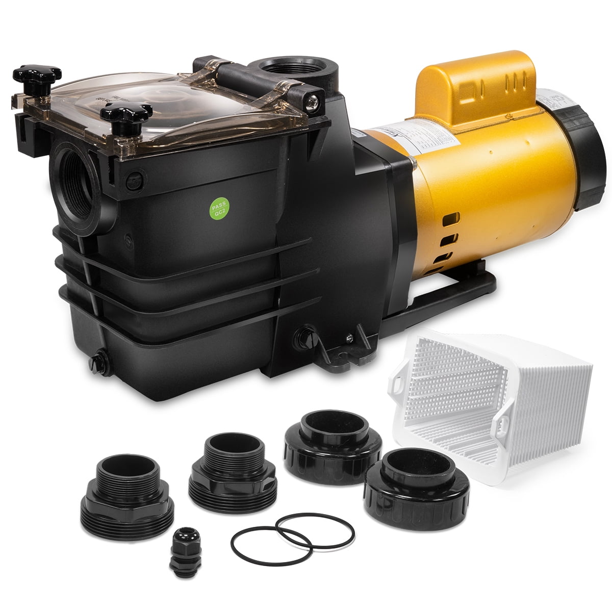 XtremepowerUS 1HP 2-Speed Swimming Pool Pump Filter 230v