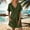 Army Green, variant on Women'S Cover Up Dress Short Sleeve Bathing Suit Cover Ups V Neck Beach Coverup Dress with Pockets,Women'S Short-Sleeved Dress Purple 8(L)