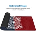 thumbnail image 5 of Mouse Pad Floral Pattern Mat, 31.5 x 11.8 Inch Desk Sets Non-Slip Rubber Base for Office Laptop, XL Mousepad Waterproof for Gaming Keyboard Pad, Home Decor Mat, Blue Red BDZXSE050, 5 of 6