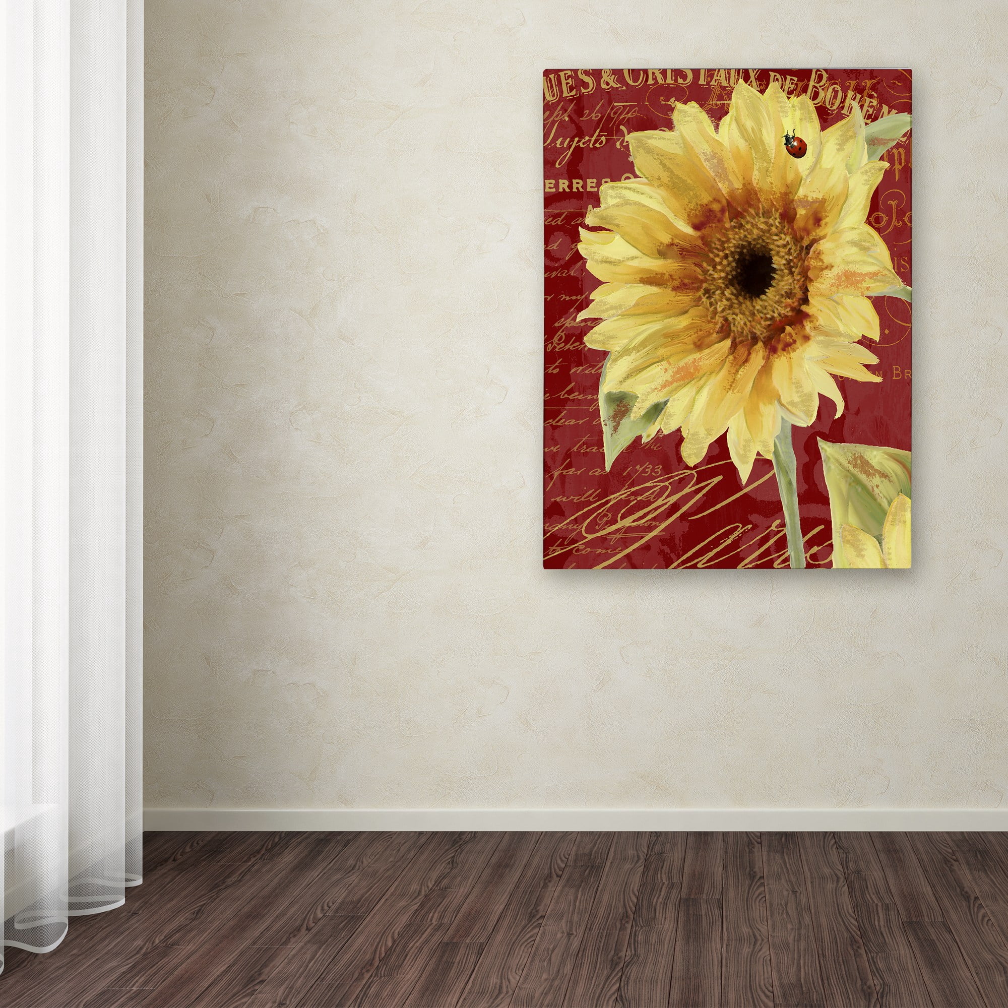 Trademark Fine Art "Ete Lady Bug" Canvas Art by Color Bakery