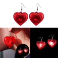 thumbnail image 2 of LICEWO LED Lights Heart Pendant Drop Earrings Jewelry Fashion Small Hoop Earrings, 2 of 12