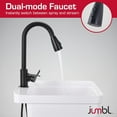 thumbnail image 6 of Jumbl Freestanding Utility Sink with Pull-Down Faucet, Laundry Room Sink w/Gooseneck Sprayer & More, 6 of 7