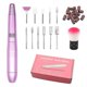 thumbnail image 1 of CHAO Kit de máquina de manicura y pedicura con taladro eléctrico portátil para limar uñas, color rosa, 1 of 5