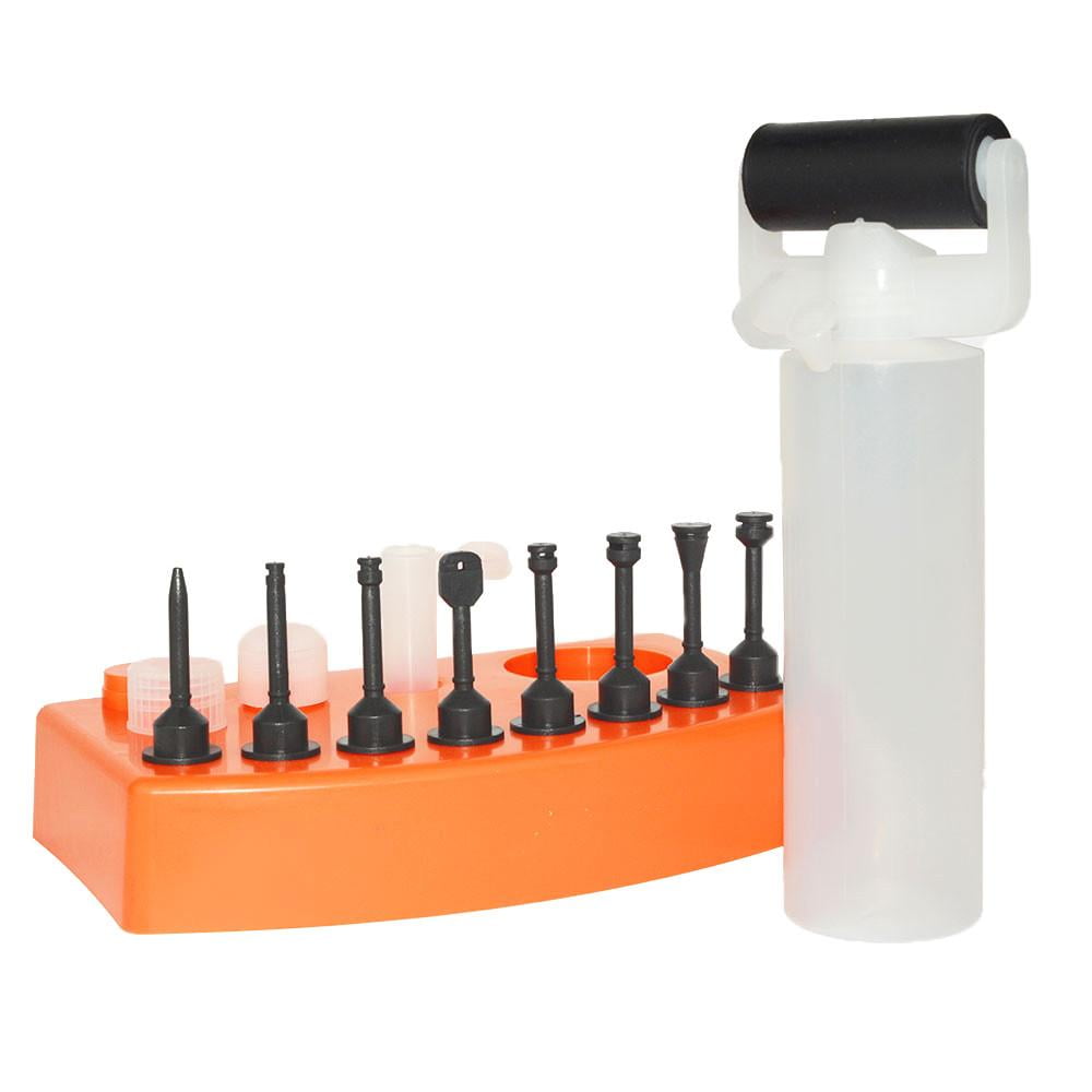 Wood Glue Roller Spreading Dowel Hole Injector Kit