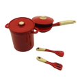 thumbnail image 3 of Utensilios de Cocina para , Juguetes Educativos para Edades Tempranas, Utensilios de Cocina para , Juguetes para Juego D Rojo Macarena Utensilios de cocina para casa de muñecas, 3 of 7