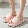 thumbnail image 4 of Willtoo Shower Shoes Open Toe Non Slip Slides Cozy Soft Sole Quick-Dry Slip on Sandals Lightweight Home Slippers, 4 of 4