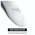thumbnail image 4 of Hayabusa Men's Pro Boxing Socks, Athletic Socks (1 pair) - White/Grey, 12-14, 4 of 6