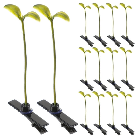 unbranded  20 Pcs Hair Clips Girls Simulated Bean Sprout Hairpin