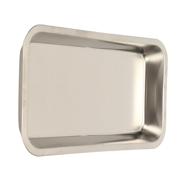 Bandeja de almacenamiento de metal cómoda bandeja quirúrgica rectangular portátil de acero inoxidable para equipos médicos quirúrgicos para uñas postizas ANGGREK Otros