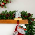thumbnail image 3 of Galvanized Christmas Trees with Wooden Base Stocking Holder - 8.5", 3 of 8