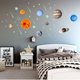 thumbnail image 4 of Pegatinas de estrellas y planetas que brillan en la oscuridad, calcomanías de pared adhesivas luminosas fluorescentes para decoración de dormitorio infantil BANYUO  Hogar, 4 of 5