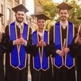thumbnail image 2 of ZOUSSIQI Graduation Stoles - Graduation Shawl Stole, Colorful Graduation Sashes, Graduate Stole | 72-Inch Long Unisex Plain CA919-35459, 2 of 9