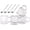 4 Packs, variant on Double Wall Insulated Latte Glasses 10oz with Handle - Set of 2, Clear Glass Mugs for Cappuccino, Espresso, Tea & Hot Drinks